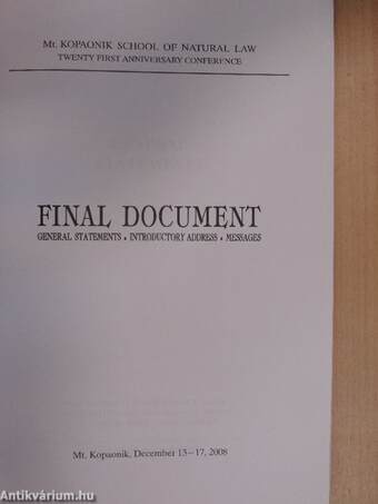 Final Document