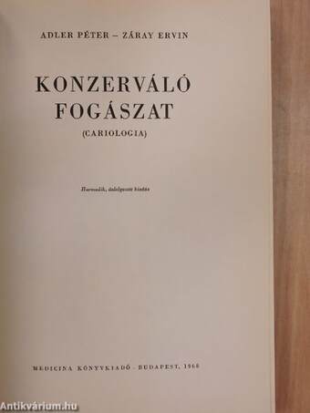 Konzerváló fogászat