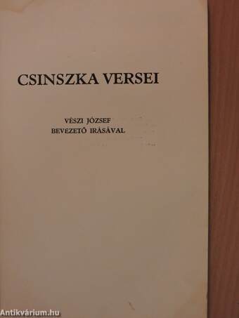 Csinszka versei