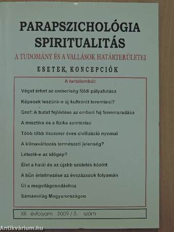 Parapszichológia-Spiritualitás 2009/3.