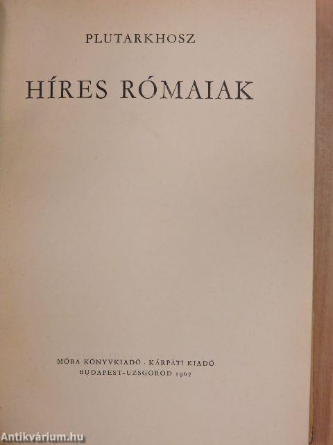 Híres rómaiak