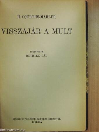 Visszajár a mult/Megérdemelt boldogság/Szenvedés a boldogság ára/Aki megért, megbocsájt