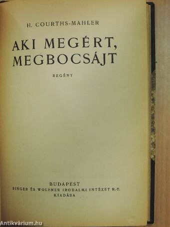 Visszajár a mult/Megérdemelt boldogság/Szenvedés a boldogság ára/Aki megért, megbocsájt