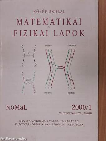 Középiskolai matematikai és fizikai lapok 2000. január-december