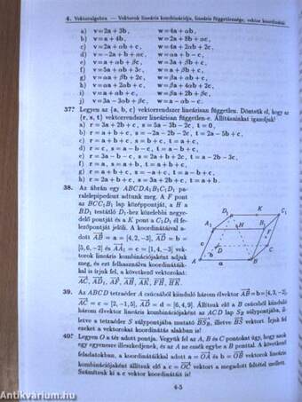 Matematika feladatgyűjtemény I.