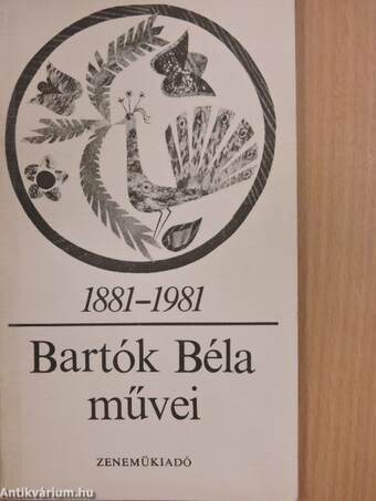 Bartók Béla művei 1881-1981