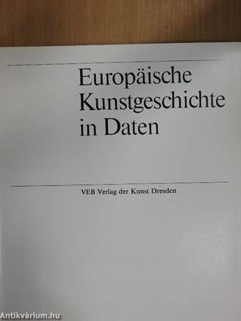 Europäische Kunstgeschichte in Daten