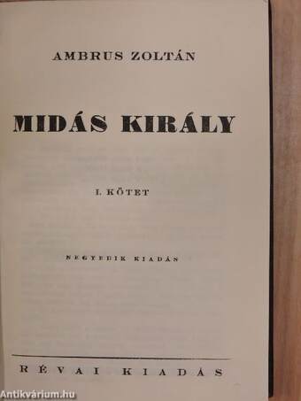 Midás király I-II.