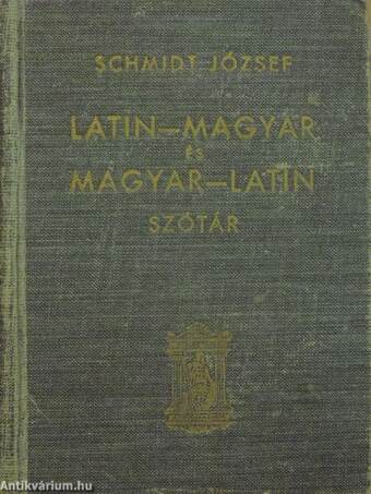 Latin-magyar zsebszótár I-II.