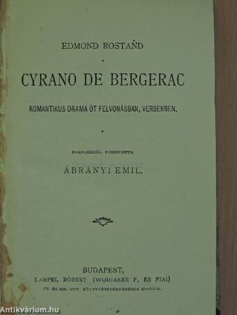 Cyrano de Bergerac/A Sasfiók