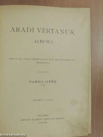 Aradi vértanúk albuma