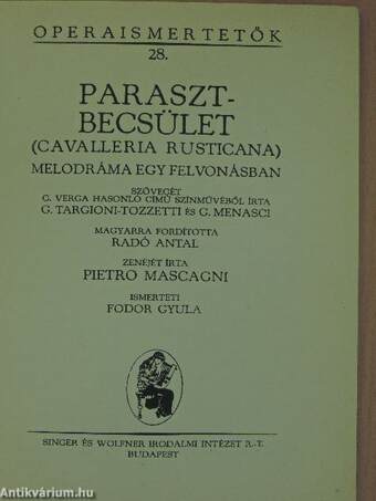 Parasztbecsület