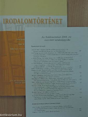 Irodalomtörténet 2009/1-4.