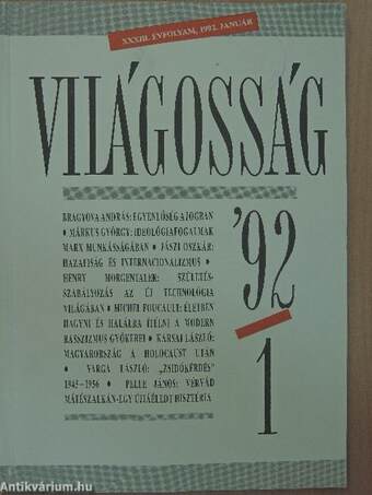 Világosság 1992. január-december