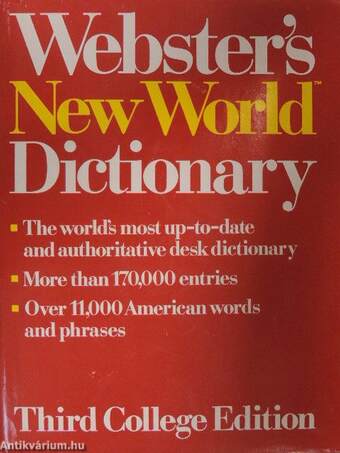 Webster's New World Dictionary of American English