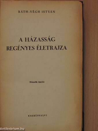 A házasság regényes életrajza