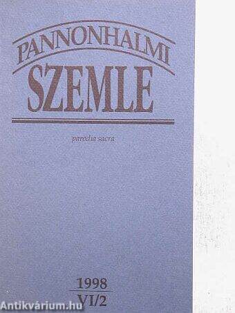 Pannonhalmi Szemle 1998/2.