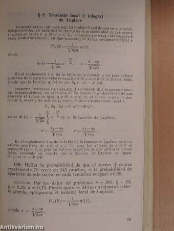 Problemas de la teoría de las probabilidades y de estadística matemética