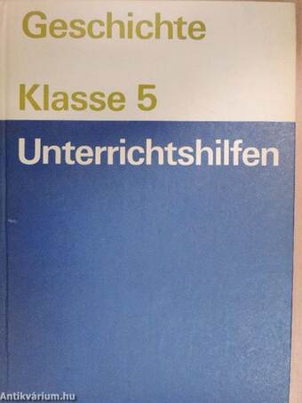 Unterrichtshilfen - Geschichte Klasse 5