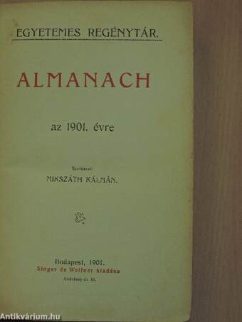 Almanach az 1901. évre