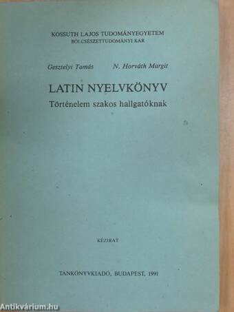 Latin nyelvkönyv