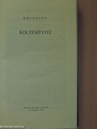 Eminescu költeményei