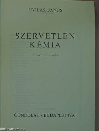 Szervetlen kémia