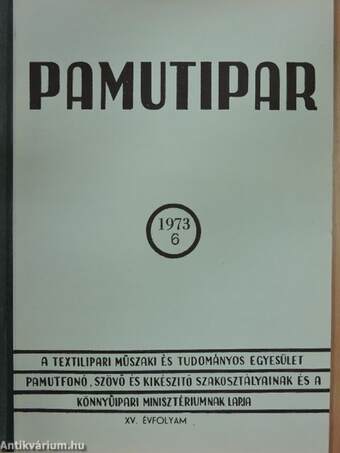 Pamutipar 1973/6.