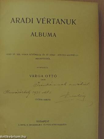 Aradi Vértanuk Albuma