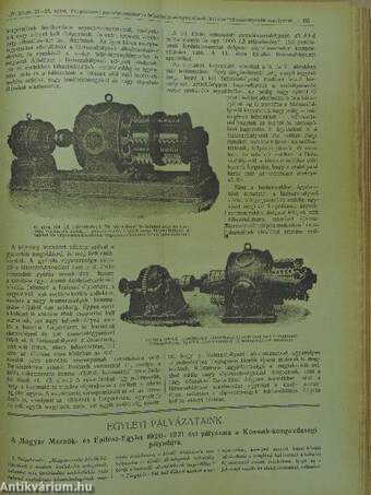 A Magyar Mérnök- és Építész-Egylet Közlönye 1919. (nem teljes évfolyam)/1920-1922.