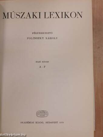 Műszaki lexikon 1-3.