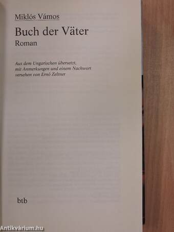 Buch der Väter