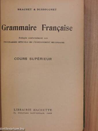 Grammaire francaise