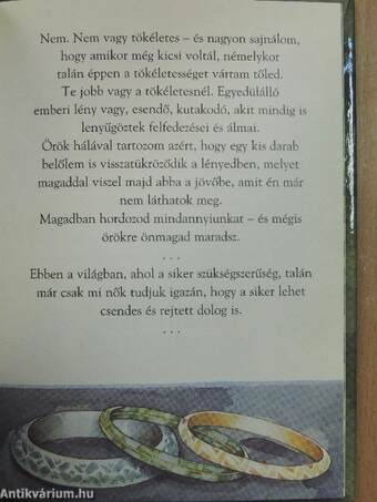 Örök emlékül, sok szeretettel Leányomnak