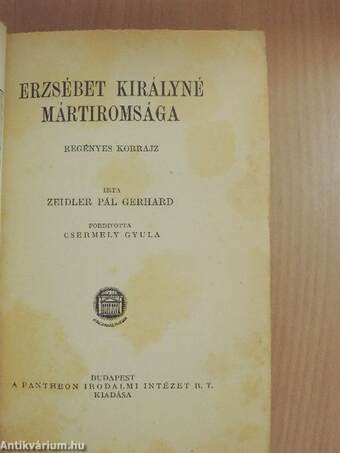 Erzsébet királyné mártiromsága