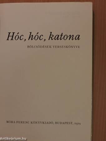 Hóc, hóc, katona