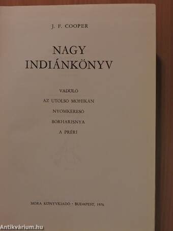 Nagy indiánkönyv