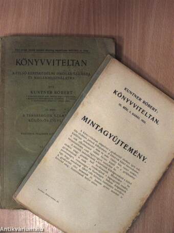 Könyvviteltan III./Mintagyűjtemény