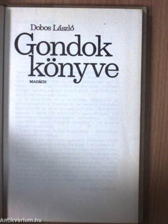 Gondok könyve