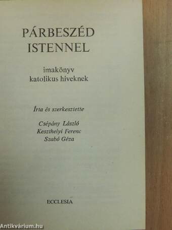 Párbeszéd Istennel