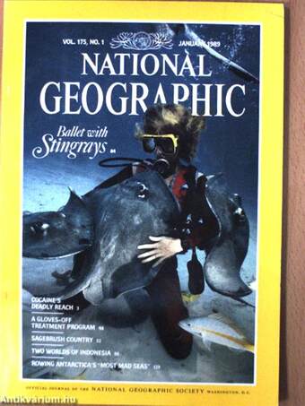 National Geographic January-December 1989.