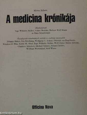 A medicina krónikája