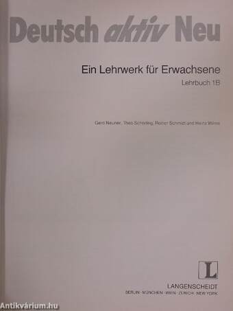 Deutsch aktiv Neu 1B - Lehrbuch