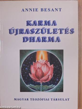 Karma, újraszületés, dharma