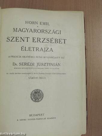 Magyarországi Szent Erzsébet életrajza