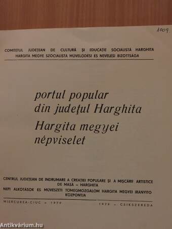 Hargita megyei népviselet