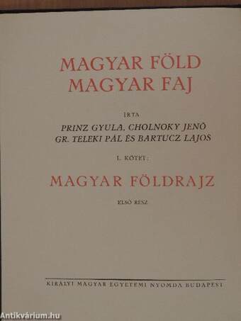 Magyar föld, magyar faj I-IV.