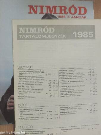 Nimród 1986. január-december