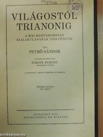 Világostól Trianonig