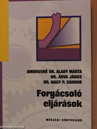 Forgácsoló eljárások